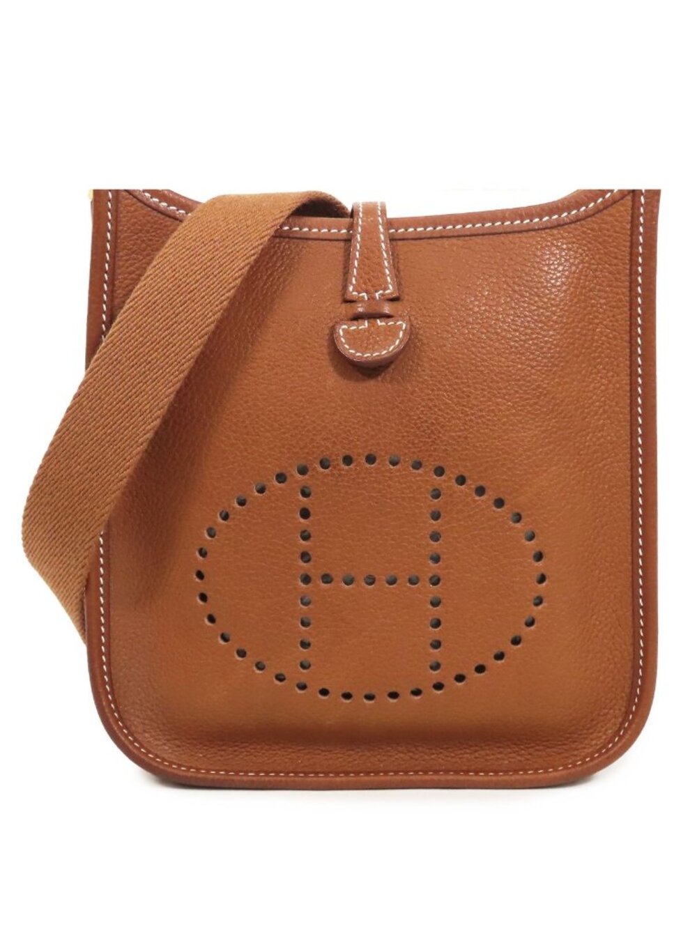 Hermes Evelyne Amazon TPM Faubourg Gold Barenia Shoulder Bag